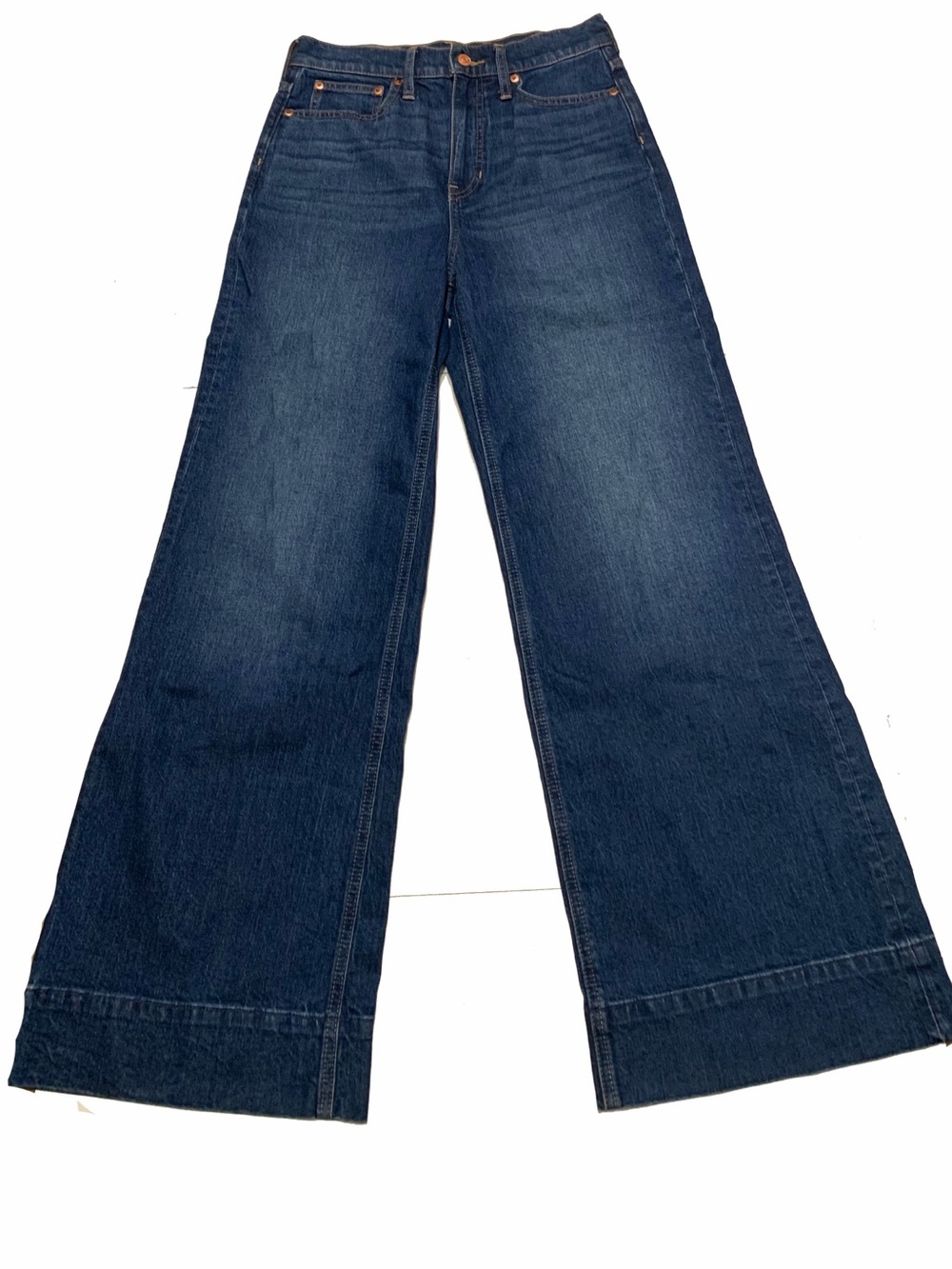 27 / j Crew five pocket wide leg trouser